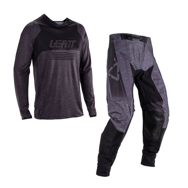 LEATT 4.5 MXウエア 上下セット ステルス ブラック/グレー