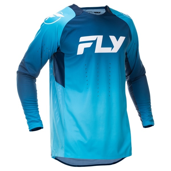 FLY EVOLUTION DST ブルー/ホワイト MXジャージ 