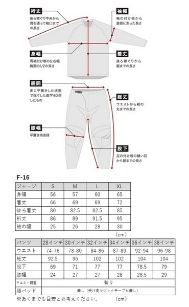 FLY F-16 ブラック/ホワイト MXジャージ