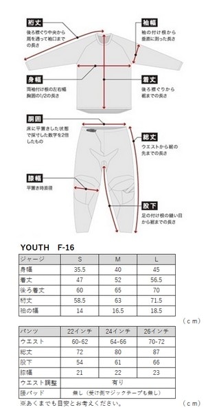 【キッズ】F-16 ブルー/ハイビス MXパンツ