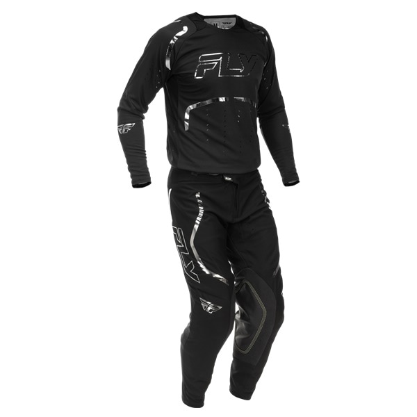 FLY EVOLUTION DST SPECIAL EDITION SPARK ブラック/シルバー MXウエア 上下セット
