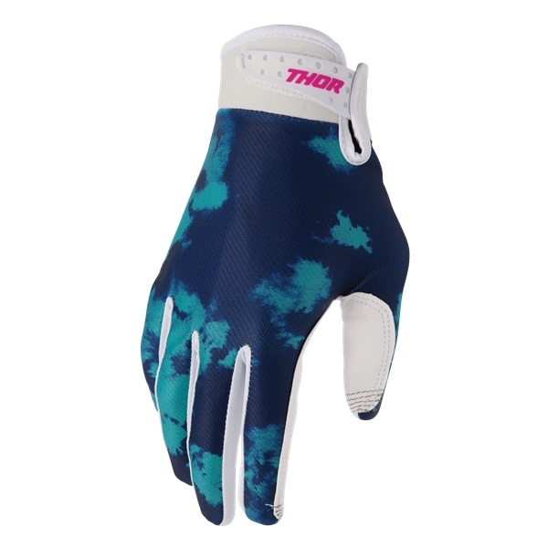 THOR LAUNCH BLEACH ホワイト/アクア MXグローブ