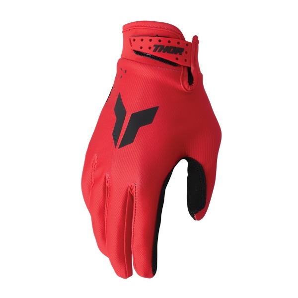 【キッズ】THOR LAUNCH SPLIT レッド MXグローブ