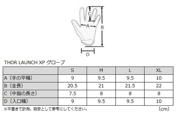 上下セット同時購入価格】THOR LAUNCH XP MXグローブ '26～'27モデル