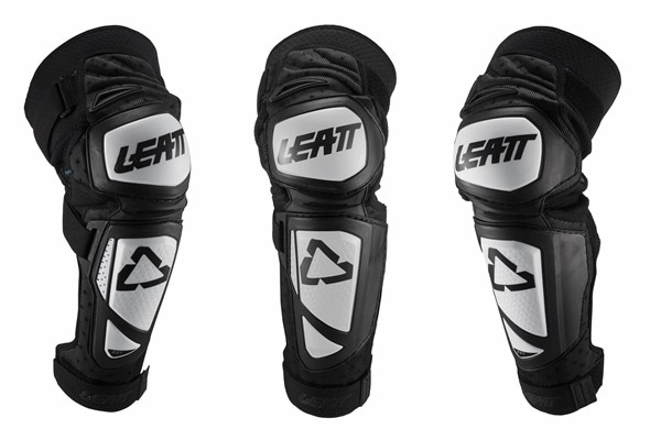 【新品 試着のみ】LEATT 二ー&シンガード お盆セール> (ホワイト/ブラック) LEATT EXT ニーシンガード