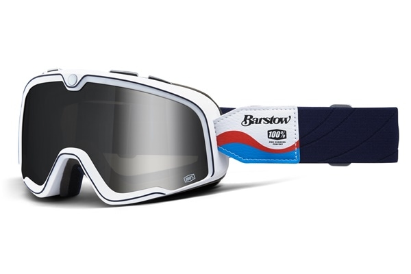 100% Barstow Goggles ホワイト/グレー ゴーグル,100%,スペアレンズ/パーツ類,BARSTOW | モトクロス
