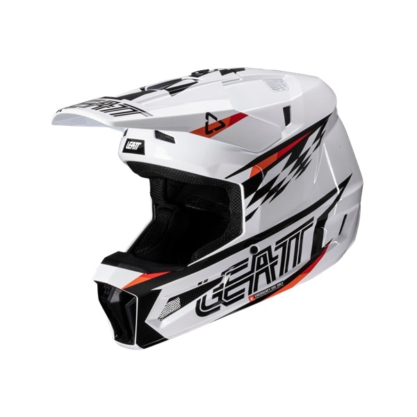 LEATT MOTO 3.5 ヘルメットキット ホワイト［SG規格］[MFJ公認