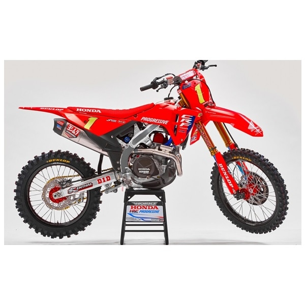 【CRF250R '25-26】 HRC HONDA グラフィックキット Throttle Jockey '25デザイン