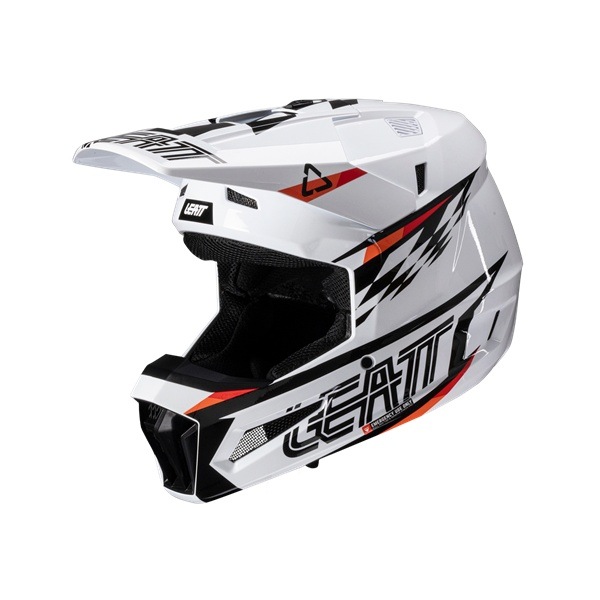 WINTER BARGAIN＞【キッズ】LEATT MOTO 3.5 ヘルメットキット ホワイト