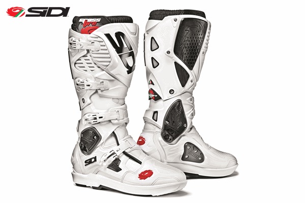 SIDI クロスブーツ ホワイト ブーツ,SiDI,大人用,CROSSFIRE 3 SRS | モトクロス・オフロードバイク