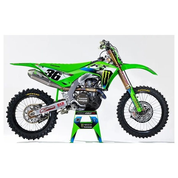 【KX250 '25~26】 MEK コンプリートキット '26デザイン バックグラウンド：ブラック DCOR