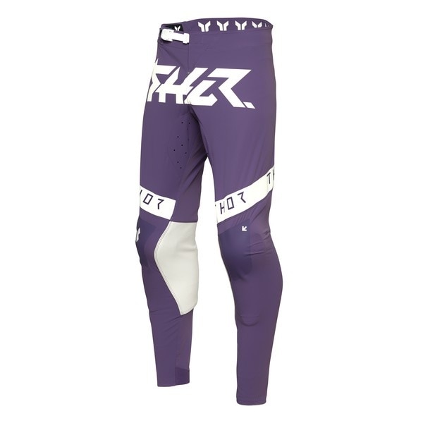 THOR  SPORT FLITE グレー/パープル MXパンツ ＜アウトレット：送料無料対象外、返品・交換不可＞＜アウトレット：送料無料対象外、返品・交換不可＞