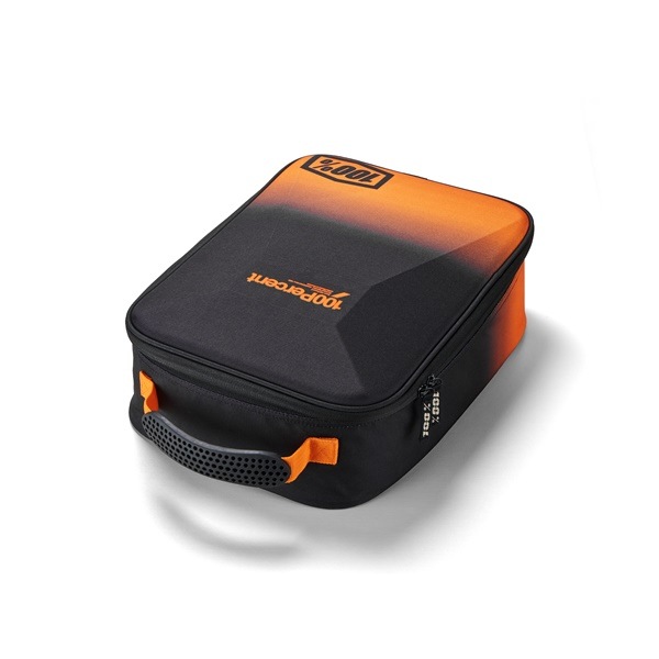 ＜春の開幕応援セール＞ USバッグ ゴーグルケース CRUSH BLACK/ORANGE 100％