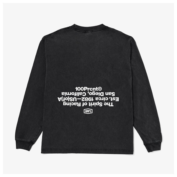 REGION ロングスリーブTシャツ オーバーサイズ ヴィンテージブラック
