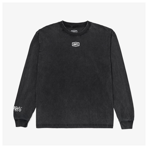 REGION ロングスリーブTシャツ オーバーサイズ　ヴィンテージブラック 100％