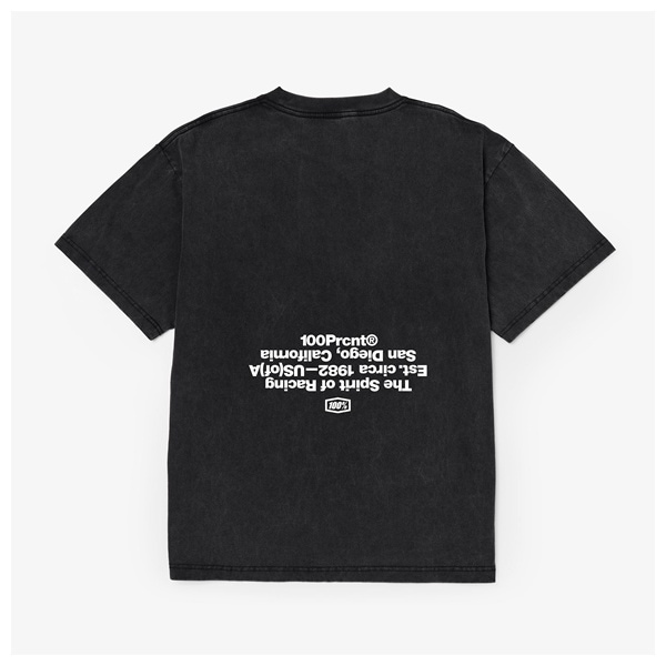REGION Tシャツ オーバーサイズ ヴィンテージブラック 100％ | すべて