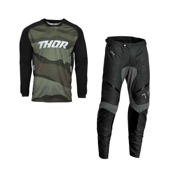 ＜春の開幕応援セール＞ THOR TERRAIN MXウエア上下セット（ インザブーツタイプパンツ ）【アウトレット：送料無料対象外、返品・交換不可】