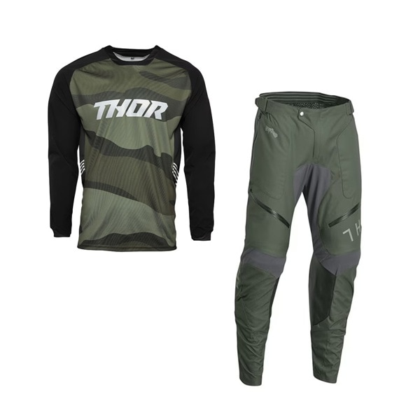 ＜春の開幕応援セール＞ THOR TERRAIN MXウエア上下セット（ インザブーツタイプパンツ ）【アウトレット：送料無料対象外、返品・交換不可】