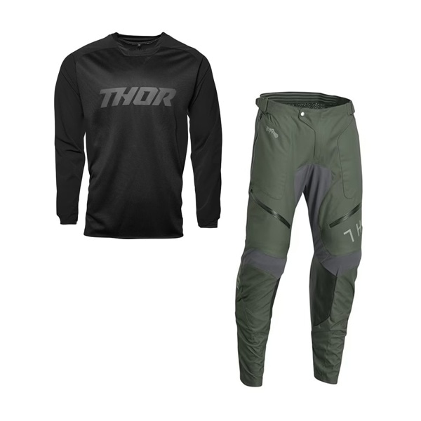 ＜春の開幕応援セール＞ THOR TERRAIN MXウエア上下セット（ インザブーツタイプパンツ ）【アウトレット：送料無料対象外、返品・交換不可】