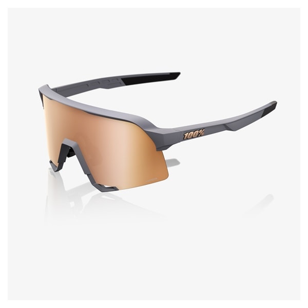 ＜3月下旬 入荷予定＞100% S3 サングラス　Soft Tact Grey（Hiperコッパー ミラーレンズ）