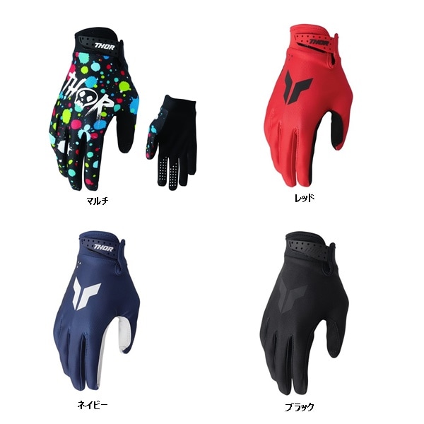 【キッズ】【上下セット同時購入価格】THOR LAUNCH MXグローブ ＜全4色＞