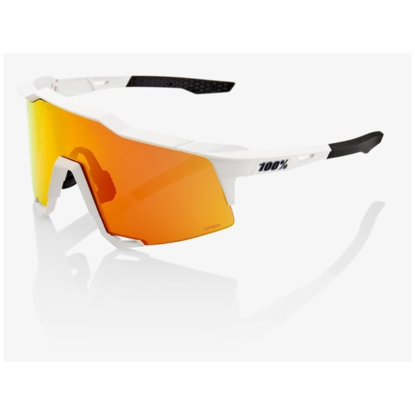 100% SPEEDCRAFT サングラス　Soft Tact Off White（Hiperレッド マルチレイヤー ミラーレンズ）