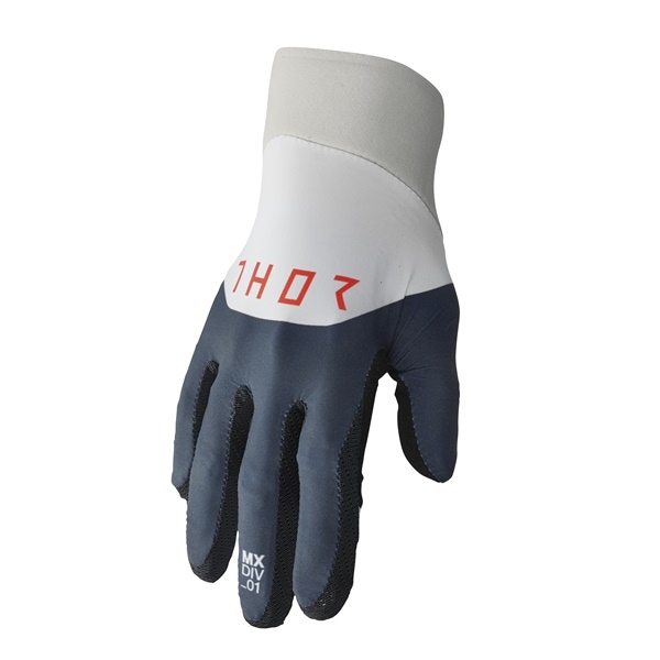 最終アウトレット'23モデル AGILE RIVAL MXグローブ ミッドナイト/グレー THOR【アウトレット：送料無料対象外、返品・交換不可】