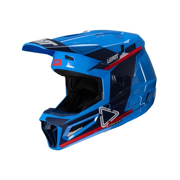 タイムセール＞LEATT MOTO 3.5 ヘルメットキット ロイヤル［SG規格