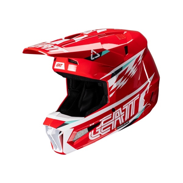 タイムセール＞LEATT MOTO 3.5 ヘルメットキット レッド［SG規格］[MFJ