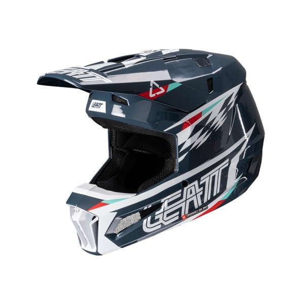 タイムセール＞LEATT MOTO 3.5 ヘルメットキット ブルー［SG規格］[MFJ