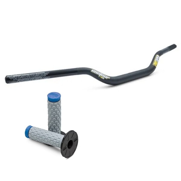 ＜サマーバーゲン＞PROTAPER ハンドル BLACK CONTOURバー & PILLOWグリップ ブルー【セール商品につき返品・交換不可】