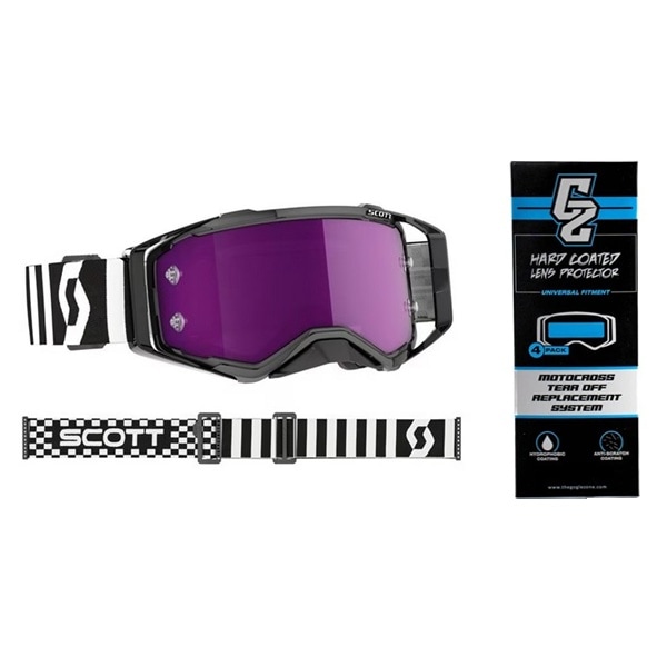 サマーバーゲン＞ SCOTT PROSPECT ゴーグル RACING BLACK/WHITE