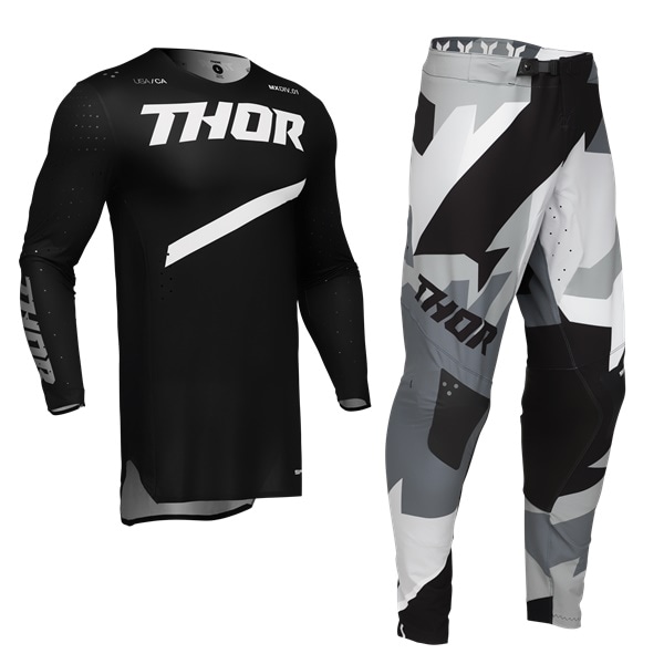 サマーバーゲン＞THOR SPORT BRAVE ブラック MX上下セット【セール