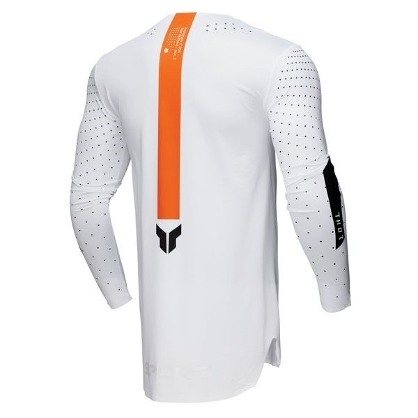 <サマーバーゲン>THOR SPORT ROGUE ホワイト/オレンジ MX上下セット【セール商品につき返品・交換不可】