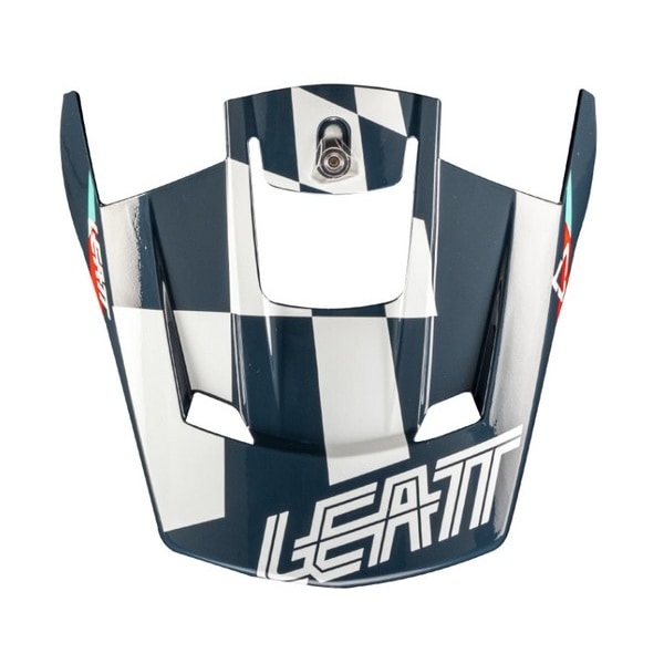 LEATT MOTO 3.5 ヘルメットキット用バイザー ブルー 25モデル用