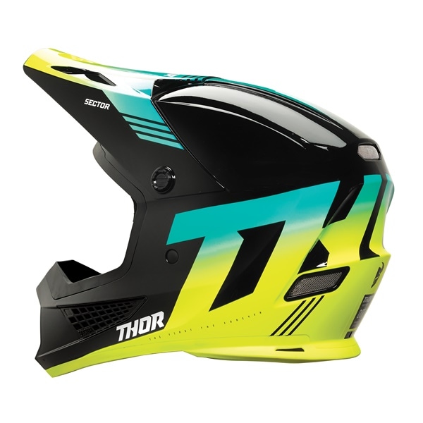 THOR SECTOR ヘルメット & 100% ゴーグルセット MFJ公認 お盆セール＞ '24モデル SECTOR2 SG ヘルメット CARVE：BLACK/ACID