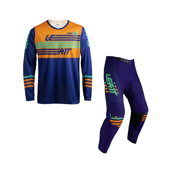 LEATT RIDE KIT 3.5 上下セット ストライプス オレンジ '27モデル
