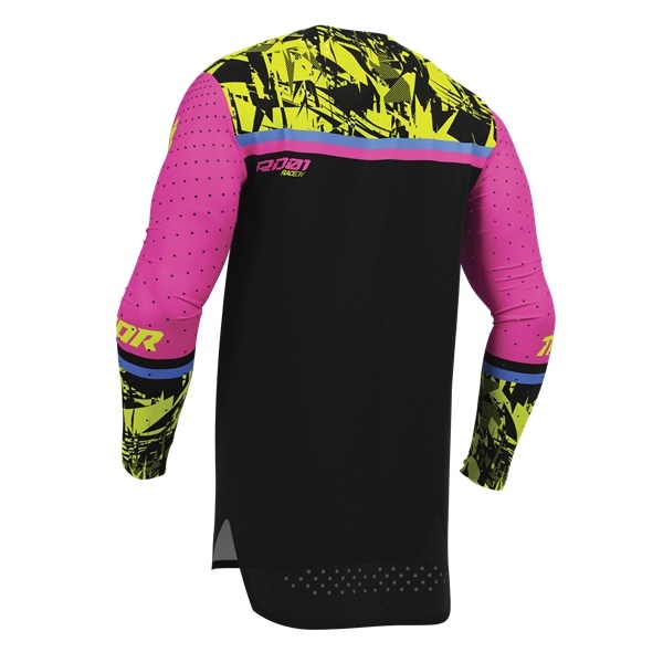 インパクト抜群のイエローボディ！本格フロイドローズ搭載の即戦力モデル THOR SPORT MXジャージ PUNKD ブラック/フューシャ '27モデル