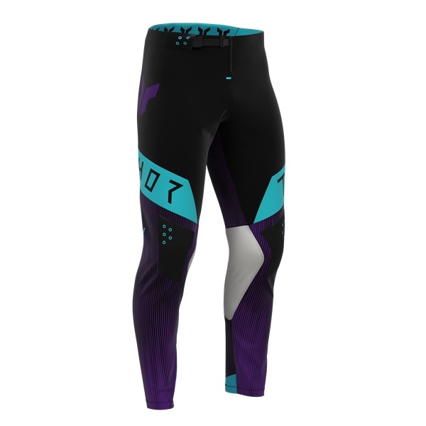 THOR SPORT MXパンツ VANISH ブラック/パープル '27モデル