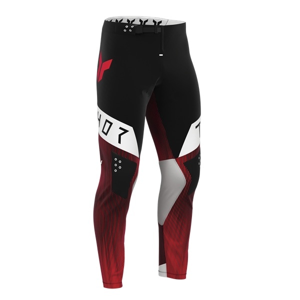 THOR SPORT MXパンツ VANISH ブラック/レッド '27モデル