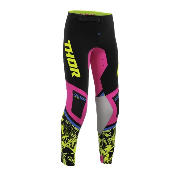 【キッズ】THOR SPORT MXパンツ PUNKD ブラック/フューシャ '27モデル