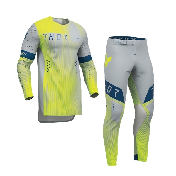 THOR SPORT MXウエア 上下セット VANISH グレー/ディープ ブルー '27モデル