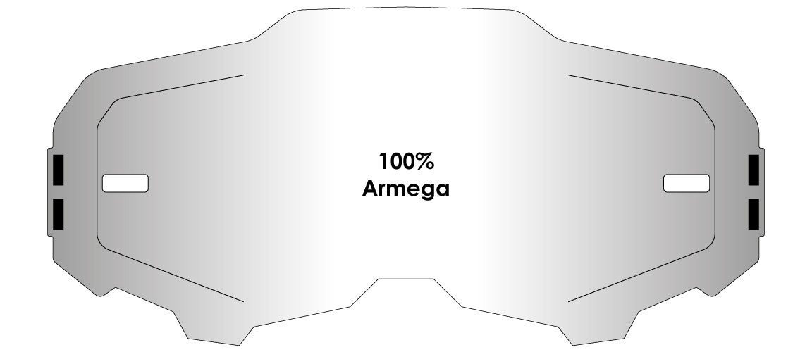 Air Screen 100% ARMEGA用 レンズ ライトスモーク
