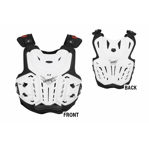 タイムセール＞4.5 チェストプロテクター WHITE LEATT【セール商品
