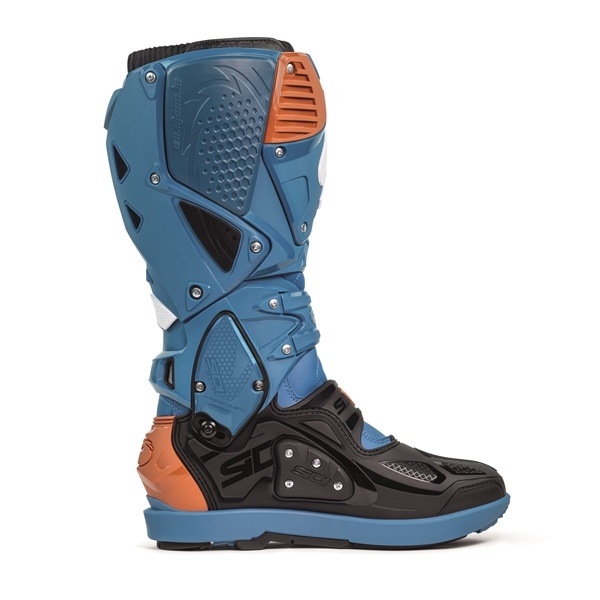 ぺトロール/ブロンズ SIDI CROSSFIRE 3 SRS ブーツ 交換式SRS