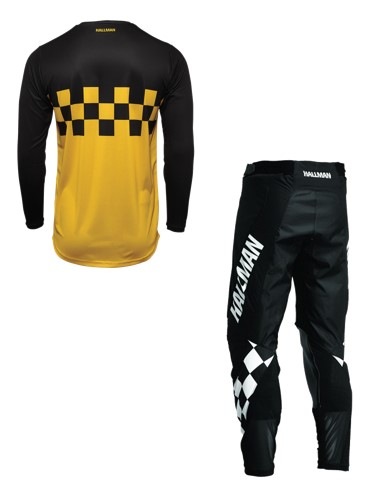 林道はじめの一歩A】 THOR HALLMAN Yellow/Black ＋ HALLMANグローブ 