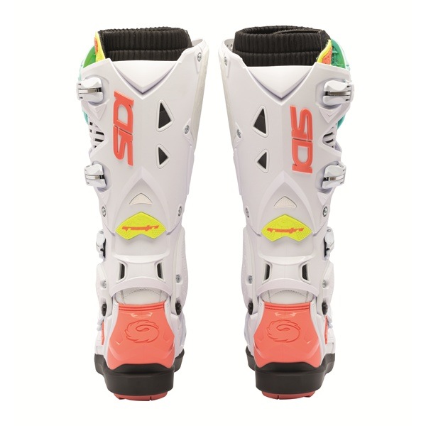 お盆セール＞ ホワイト/フローミント/フローコーラル SIDI ブーツ