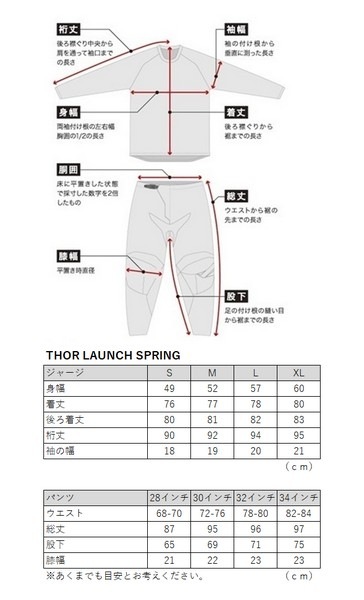 THOR LAUNCH PATRIOT レッド/ホワイト/ブルー MXジャージ