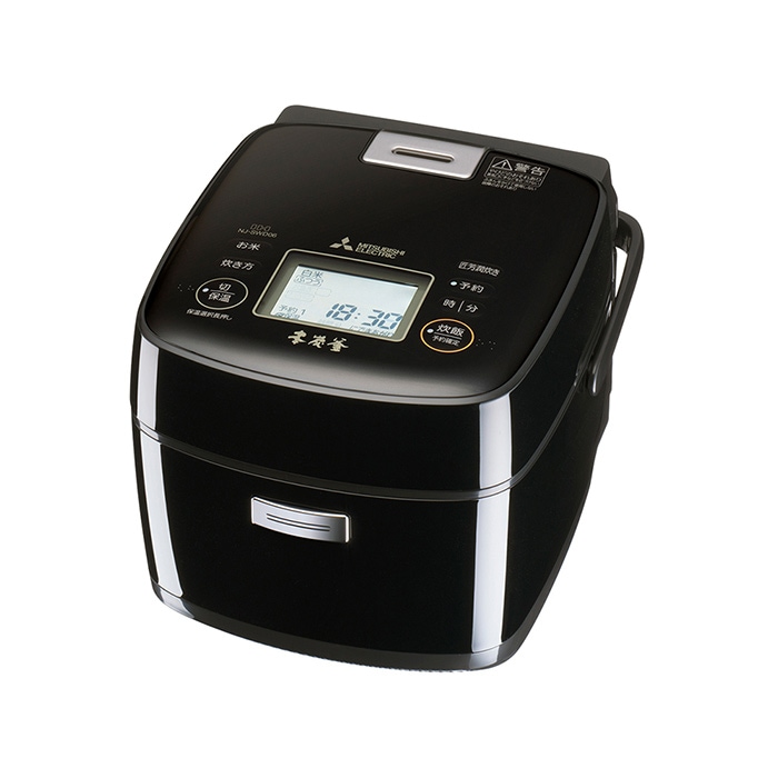 三菱　MITSUBISHI　炊飯器 3.5合 本炭釜 黒曜(こくよう) IH　NJ-SWD06-B