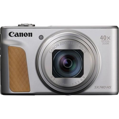 Canon コンパクトデジタルカメラ PowerShot SX740 HS シルバー 光学40倍ズーム 4K動画 Wi-Fi対応 PSSX740HSSL キャノン デジカメ
